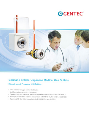 German British Japanese Medical Gas Outlets(Round-faced)